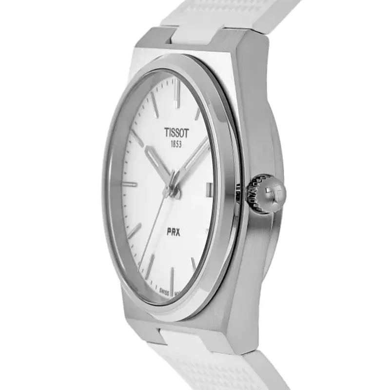 Tissot PRX White Dial White Strap Men's Watch | T137.410.17.011.00